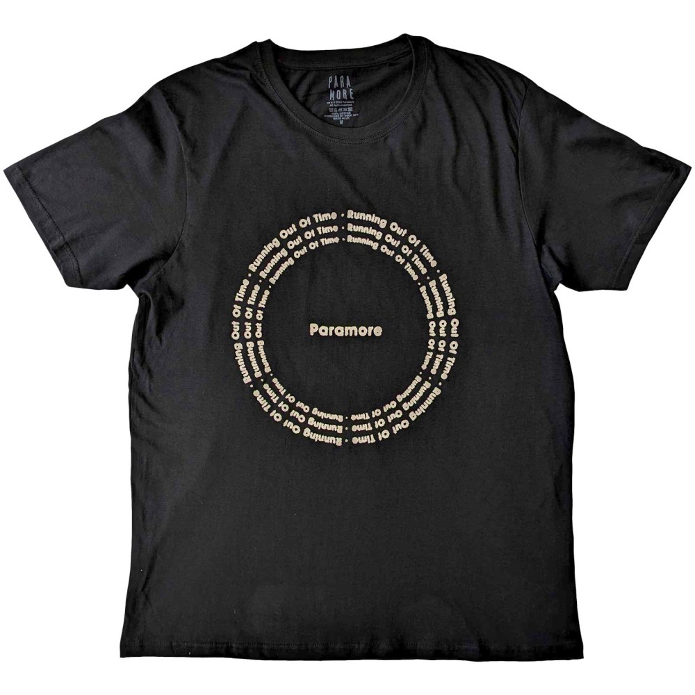 Paramore - ROOT Circle Heren Tshirt - Zwart